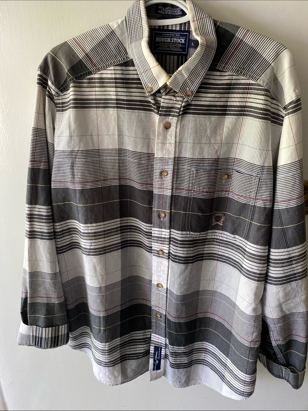 Panhandle Slim Rough Stock Western Long Sleeve Shirt